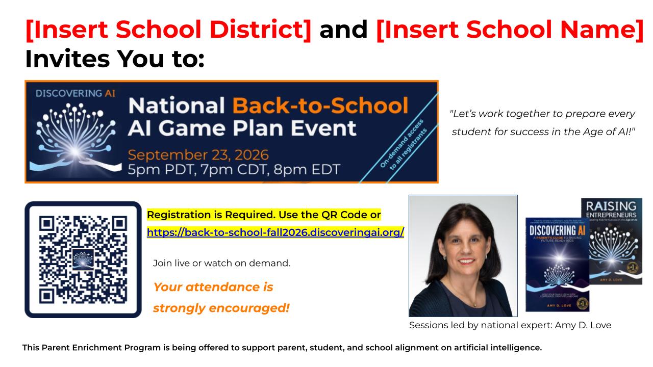 Principal Slide for Back-to-School Option 2